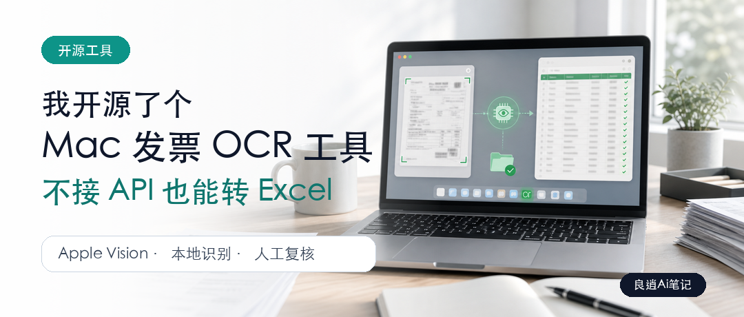 公众号封面:Mac 发票 OCR 小工具